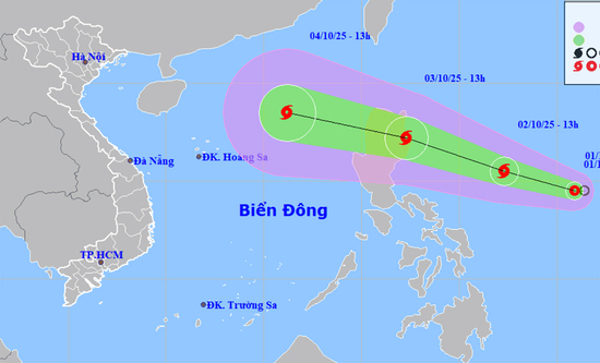 Bão số 11 khả năng hình thành trên Biển Đông cuối tuần này, hướng về vịnh Bắc Bộ