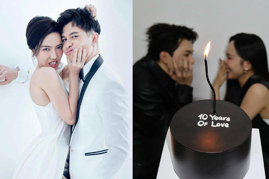 Anh Tú Atus và Diệu Nhi kỷ niệm 10 năm yêu nhau
