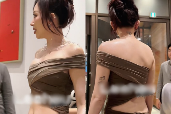 Clip 11s lộ trọn vóc dáng của Tóc Tiên ở ngoài đời!