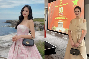 Hoa hậu Ý Nhi xài đi xài lại túi hiệu 100 triệu đồng khi đi du học tại Úc
