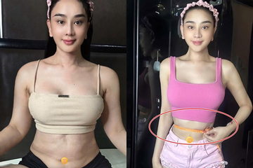 Lâm Khánh Chi khoe hành trình giảm cân nhưng bị soi photoshop đến biến dạng