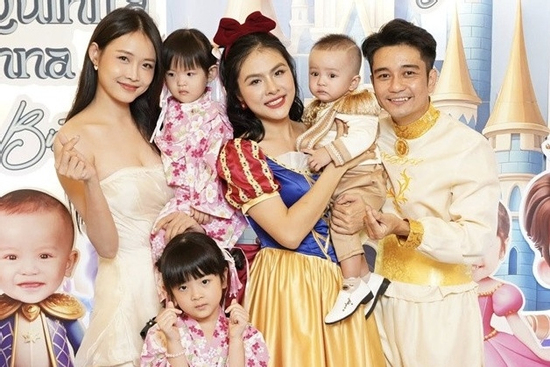 Diễn viên Vân Trang tổ chức sinh nhật cho con trai thứ 4 cực xa xỉ như vườn cổ tích