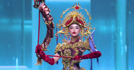 Yến Nhi múa rồng, thí sinh Miss Grand International 2025 nhào lộn 7 vòng gây sốc