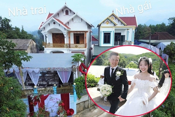 Cặp đôi nhà sát vách ở Phú Thọ cưới nhau, tài xế ‘đau đầu’ chuyện lái xe hoa