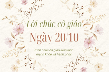Lời chúc cô giáo ngày Phụ nữ Việt Nam 20/10 hay và ý nghĩa