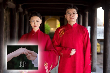 Choáng nhẫn kim cương siêu to 'tiểu thư nghìn tỷ' đeo trong hôn lễ với em trai thiếu gia Phan Thành