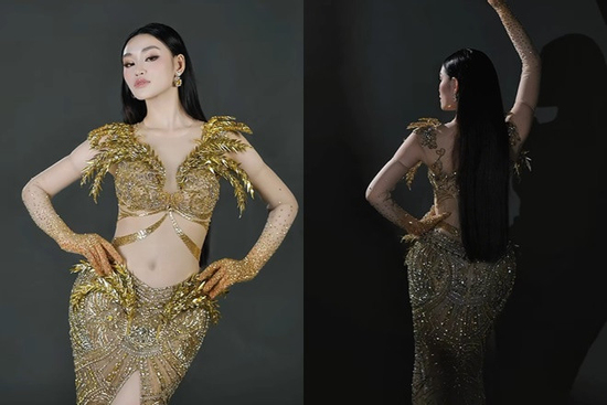 Đầm dạ hội của Hoa hậu Yến Nhi tại Chung kết Miss Grand gây tranh cãi
