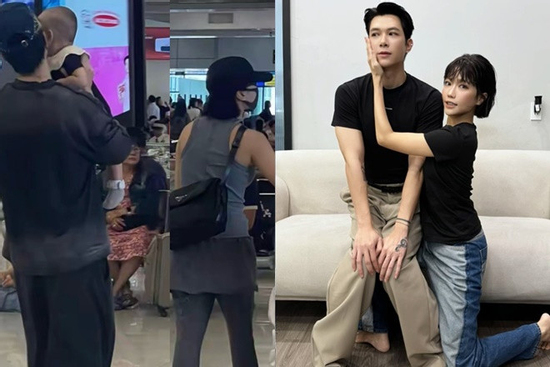 'Team qua đường' tóm gọn Anh Tú - Diệu Nhi xuất hiện cùng 2 con tại sân bay?