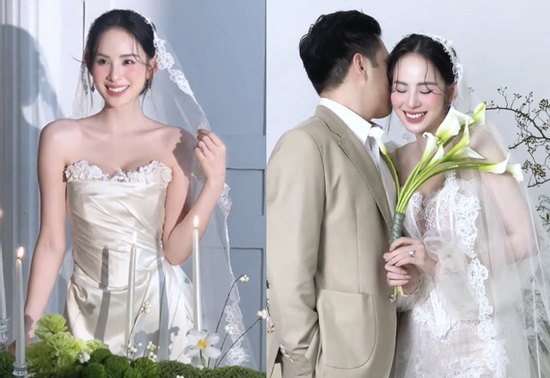 Hậu trường ảnh cưới 'đẹp tuyệt đối' của người đẹp nổi tiếng Vbiz và chồng đại gia