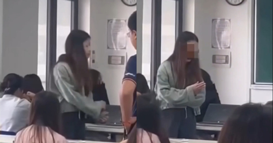 Nữ sinh trường đại học ở Hà Nội ăn mỳ trong giờ học, cãi tay đôi với thầy giáo