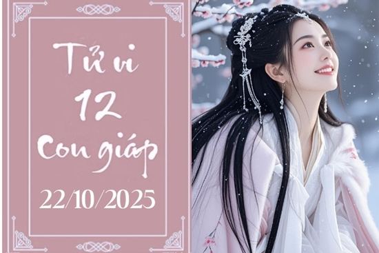 Tử vi 12 con giáp hôm nay ngày 22/10/2025: Ngọ thăng tiến, Mùi cần đề phòng