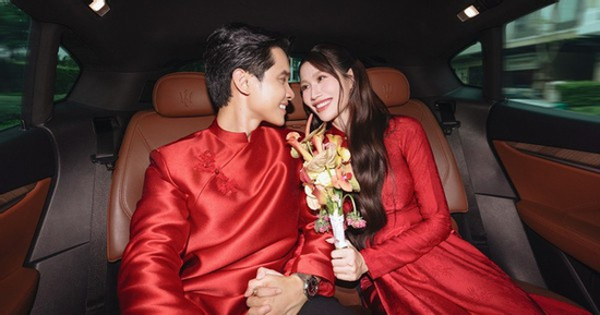 Á hậu Chế Nguyễn Quỳnh Châu rạng rỡ trong lễ vu quy