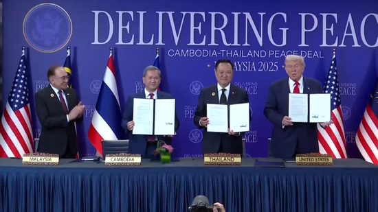 Thái Lan - Campuchia ký thỏa thuận hòa bình, ông Trump chứng kiến