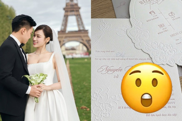 HOT: Lộ thiệp cưới mời toàn sao Việt của Đỗ Thị Hà tại Thủ đô