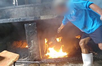 Về thủ phủ công khai dựng xưởng, nổi lửa ‘nấu’ dầu diesel bằng nhớt thải