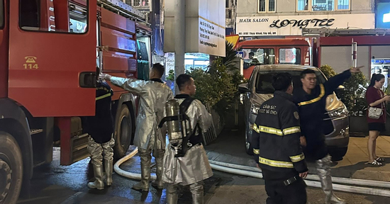 Cháy ngân hàng ở Hà Nội