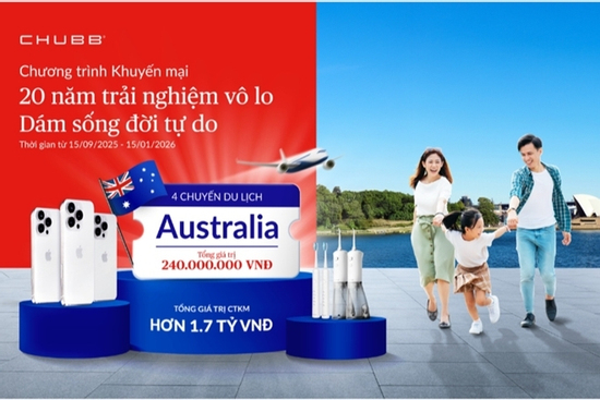 Chubb Life Việt Nam 20 năm: Tri ân khách hàng, lan tỏa tinh thần “trải nghiệm vô lo”