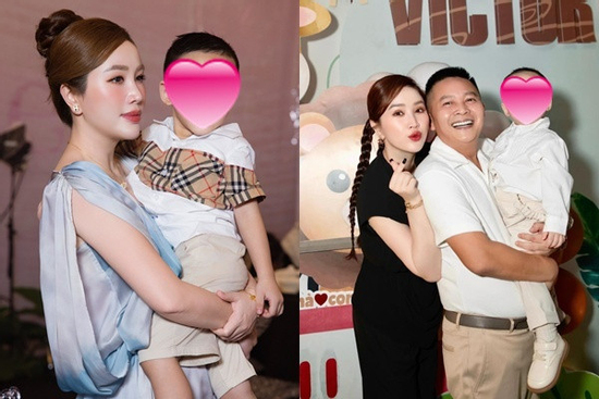 Con trai Bảo Thy hiếm hoi lộ diện, từ nhỏ đã 'ngậm thìa vàng'