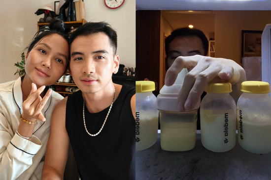 Chồng H'Hen Niê gây tranh cãi khi lấy sữa của vợ pha cà phê cho bạn bè uống