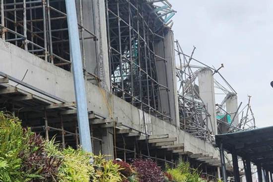 Sập sàn công trình xây dựng ở Hải Phòng, 3 công nhân thương vong