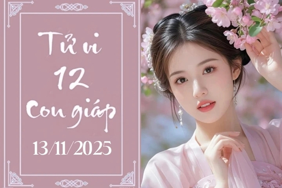 Tử vi 12 con giáp hôm nay ngày 13/11/2025: Tỵ thuận lợi, Thân lận đận