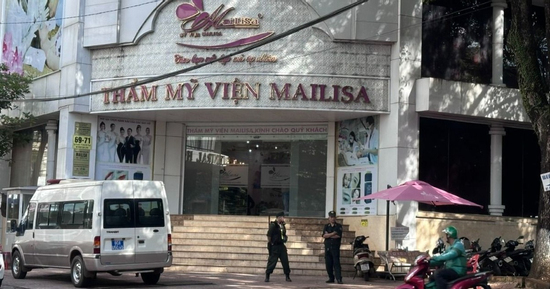 Công an xuất hiện ở thẩm mỹ viện Malisa Buôn Ma Thuột