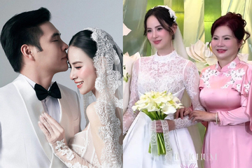 Chân dung mẹ chồng vừa đẹp lại siêu giàu giật sạch spotlight trong đám cưới Hương Liên