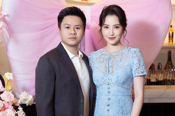 Thiếu gia Phan Thành hiếm hoi lộ diện tại tiệc sinh nhật xa hoa của bà xã Primmy Trương