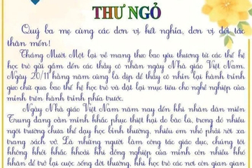Trường tiểu học ở Đà Nẵng xin không nhận hoa, quà 20/11 vì lý do đặc biệt
