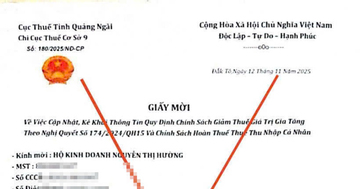 Thủ đoạn lừa đảo mới: Gửi giấy mời giả cơ quan thuế đến doanh nghiệp