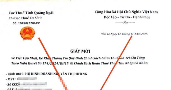 Thủ đoạn lừa đảo mới: Gửi giấy mời giả cơ quan thuế đến doanh nghiệp