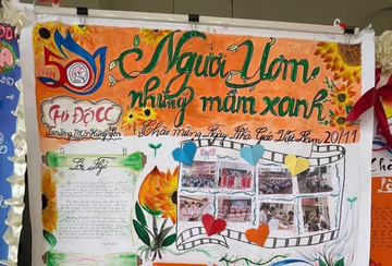 Loạt báo tường gây sốt dịp 20/11, học sinh khoe tài cực chất