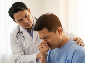 Người đàn ông nguy kịch sau vài ngày sổ mũi