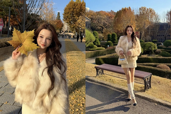 Huyền Baby gây sốt với gu thời trang 'tuyệt đối sang chảnh' tại Hàn Quốc