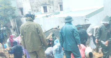 Vụ sạt lở đất vùi lấp 2 cụ già: Đã tìm thấy thi thể nạn nhân