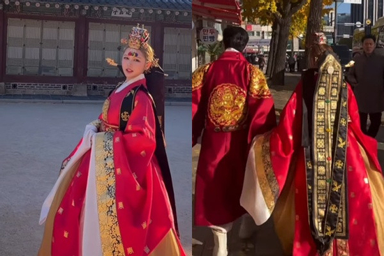 Xoài Non - Gil Lê khoe visual 'đỉnh nóc kịch trần' trong bộ ảnh diện Hanbok