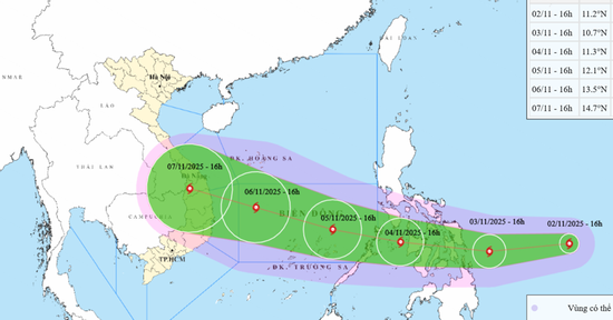 Bão Kalmaegi sắp vào Biển Đông thành bão số 13, có thể mạnh đến cấp 14