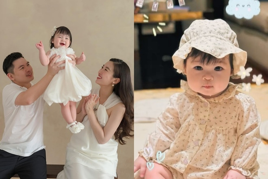 Đỗ Mỹ Linh khoe hình cực hiếm về ái nữ 2 tuổi, ảnh nào cũng hot vì quá đáng yêu