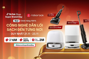 Roborock F25 Ace Pro gây sốt TikTok Shop Super Brand Day nhờ công nghệ độc đáo vượt trội