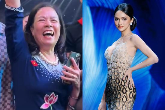 Phản ứng 'khó đỡ' của mẹ Hương Giang khi con gái 'trắng tay' ở Miss Universe 2025
