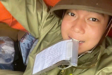 Bất ngờ danh tính chàng trai trẻ có lời nhắn nhủ gây sốt MXH khi trốn bố mẹ đi cứu trợ vùng lũ