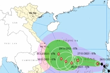 Bão số 15 Koto: Kịch bản xấu nhất là đổ bộ Gia Lai - Khánh Hòa