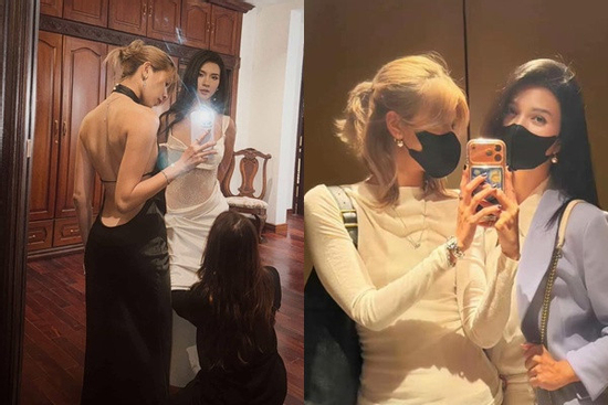 Đồng Ánh Quỳnh và 'tình tin đồn' Kim Tuyến lộ ảnh hậu trường cực hot