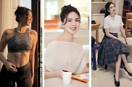 Sau 7 tháng sinh con, Mai Ngọc về dáng thon gọn khiến mẹ bỉm sữa ngưỡng mộ