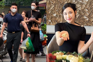 Gu thời trang độc lạ của chồng Hoa hậu Đỗ Thị Hà