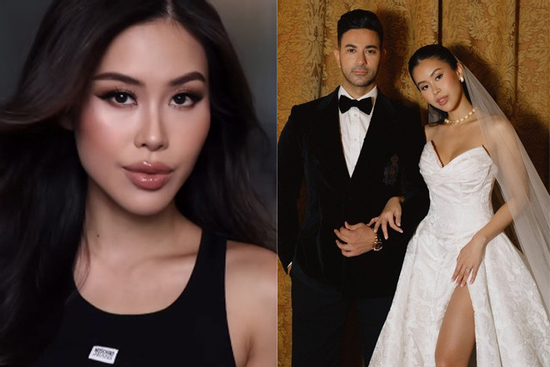 Tiên Nguyễn lộ diện cực xinh đẹp trước thềm siêu đám cưới với chồng doanh nhân