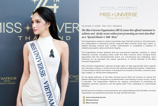 Hoa hậu Hoàn vũ 2025 bùng nổ scandal