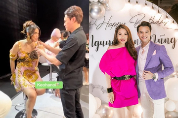 Loạt khoảnh khắc 'tình bể bình' của Trương Ngọc Ánh và tình cũ kém 14 tuổi