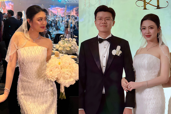 Choáng ảnh cận đám cưới xa hoa của Phan Hoàng và tiểu thư gia tộc giàu có