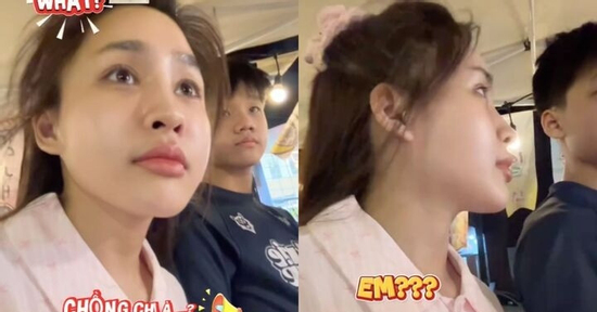 Clip mẹ 3 con đi chơi bị nhầm là vợ của con trai khiến dân mạng cười bò